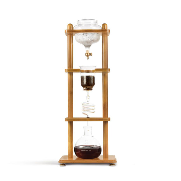 YAMA 6-8 CUP COLD DRIP MAKER STRAIGHT WOOD FRAME (32OZ)