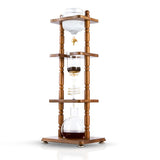 YAMA 6-8 CUP COLD DRIP MAKER STRAIGHT WOOD FRAME (32OZ)
